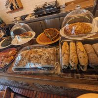 Food choices of the day at The Vegan Corner in Barcelona