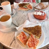 Food and drinks.  Sweet and salty options .  at The Vegan Corner in Barcelona