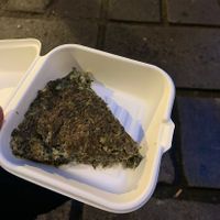 spinach tortilla  at The Vegan Corner in Barcelona