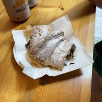 Chocolate croissant   at The Vegan Corner in Barcelona