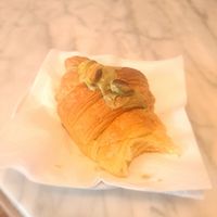 Pistachio croissant at The Vegan Corner in Barcelona