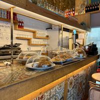 Counter  at The Vegan Corner in Barcelona