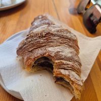 Nutella croissant at The Vegan Corner in Barcelona