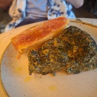 Spinach tortilla at The Vegan Corner in Barcelona