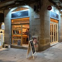 It’s literally on a corner. at The Vegan Corner in Barcelona