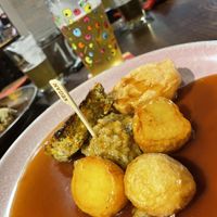 (Not pictured - huge veg selection!)   at The Masons Arms in Warkworth