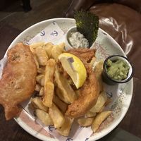 No fish chips: massive !  at The Masons Arms in Warkworth