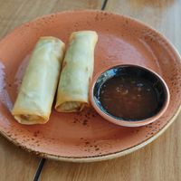 Rollitos vegetales at UDON in Getafe