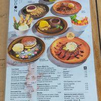 Carta de postres at UDON in Getafe