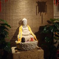 Buddha statue at Yi Xin Vegetarian - Tianhe District in Guangzhou
