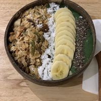 Green Peace smoothie bowl at Roots in Hanoi