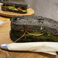 Sándwich pesto, delicioso  at Roots in Hanoi