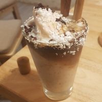 Coconut Coffee at Roots in Hanoi