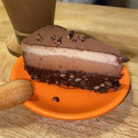 Vegan tiramisu  at Roots in Hanoi