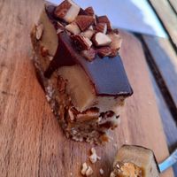 Snickers slice at The Yoga Place Cafe in Blacksmiths