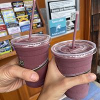 Kale cure and avocado  at Basik Acai in Kailua Kona