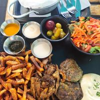 Vegan dish at Nish Nush in Cologne