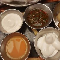 Sauces at Nish Nush in Cologne