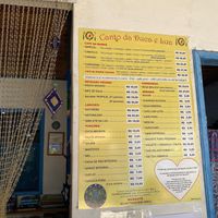 Menu - Nov 2019 at Canto da Duca Restaurante in Caraiva