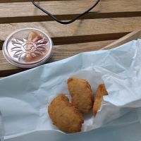 Small serve nuggets (takeaway) at Las Vegan's - Kazinczy 11 in Budapest
