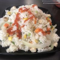 Tofu fried rice at Dumpling World in Hobart