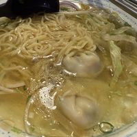 Dumpling noodle soup   at Dumpling World in Hobart