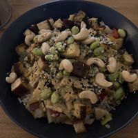 My Thai Bowl with tofu at Fancy Bowls & Superfood in Tuttlingen