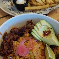 'Sexi Mexi' and the moving mountains hot dog dish at Lost Brewing Co in Newquay