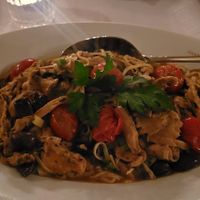 Pasta Contadina mit planted chicken (vegan) at Santa Lucia in Baden