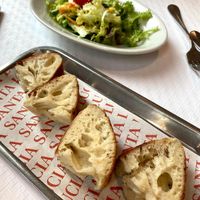 Menüsalat mit Brot  at Santa Lucia in Schaffhausen
