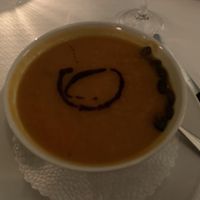 Pumpkin soup  at Santa Lucia - Paradeplatz in Zurich