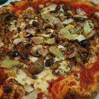 Labelled as vegan, but came with real mozzarella at Santa Lucia in Winterthur