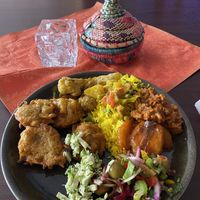 African vegan options   at Elsa's in Hamburg
