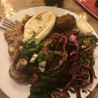 Food from the buffet  at Elsa's in Hamburg