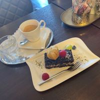 Oreo Cake and Coffee  at Zuckero in Vienna