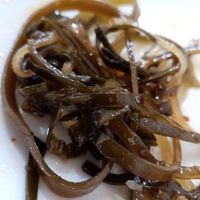 Seaweed appetiser at HUI KITCHEN in Santiago De Compostela