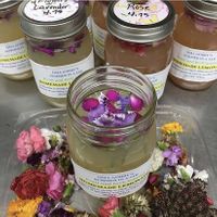 fruit and herb infused homemade lemonade  at Opa Robby's Market in Athens