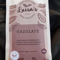 Vegan alternative to milk chocolate at Luisa's Vegan Chocolates in Nottingham