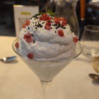 Mousse de coco #Veganuary at Pasapan in Segovia