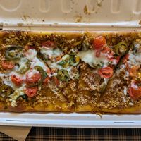 Taco bout flatbread at Fresh Twist in Steubenville