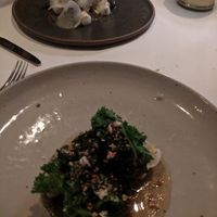 5 course vegan tasting menu - fourth/"main" course - just as tiny as the others! at Ezard in Melbourne