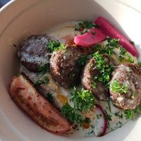 Hummus falafel bowl at LEBTAV in Annapolis