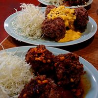 Karaage party at Izakaya Masaka in Tokyo