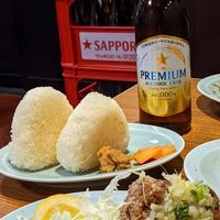 Grilled Onigiri at Izakaya Masaka in Tokyo