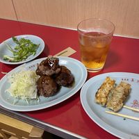 Karaage with vinegar sauce  at Izakaya Masaka in Tokyo