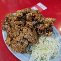 Fried mushrooms at Izakaya Masaka in Tokyo