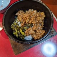 Pork bowl at Izakaya Masaka in Tokyo