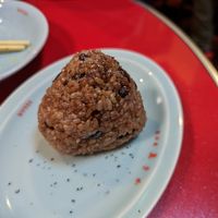 Rice ball at Izakaya Masaka in Tokyo