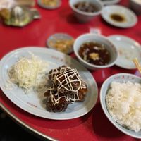 Karaage lunch  at Izakaya Masaka in Tokyo