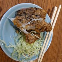 Fried Mushrooms at Izakaya Masaka in Tokyo